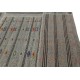 Adjustable Vintage Gray Kilim. Cotton & Goat Hair Rug. Large Carpet Adjustable Vintage Gray Kilim. Cotton & Goat Hair Rug. Large Carpet