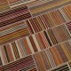 Handmade Vintage Turkish Kilim Patchwork Rug, Striped Wool Carpet Handmade Vintage Turkish Kilim Patchwork Rug, Striped Wool Carpet