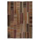 Handmade Vintage Turkish Kilim Patchwork Rug, Striped Wool Carpet Handmade Vintage Turkish Kilim Patchwork Rug, Striped Wool Carpet