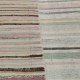 Adjustable Oversize Kilim. Handwoven Cotton Turkish Rag Rug. Vintage Colorful Banded Carpet Adjustable Oversize Kilim. Handwoven Cotton Turkish Rag Rug. Vintage Colorful Banded Carpet