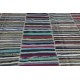 Adjustable Vintage Cotton Rag Rug. Handmade Striped Kilim. Multicolor Large Carpet Adjustable Vintage Cotton Rag Rug. Handmade Striped Kilim. Multicolor Large Carpet