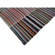 Adjustable Vintage Cotton Rag Rug. Handmade Striped Kilim. Multicolor Large Carpet Adjustable Vintage Cotton Rag Rug. Handmade Striped Kilim. Multicolor Large Carpet