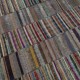 Vintage Turkish Kilim. Adjustable Size. Handmade Cotton Rag Rug. Multicolored Striped Oversize Carpet. Vintage Turkish Kilim. Adjustable Size. Handmade Cotton Rag Rug. Multicolored Striped Oversize Carpet.