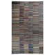 Vintage Turkish Kilim. Adjustable Size. Handmade Cotton Rag Rug. Multicolored Striped Oversize Carpet. Vintage Turkish Kilim. Adjustable Size. Handmade Cotton Rag Rug. Multicolored Striped Oversize Carpet.