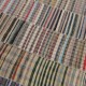 Adjustable Vintage Oversize Rag Rug. Handmade Striped Kilim. Multicolor Cotton Carpet Adjustable Vintage Oversize Rag Rug. Handmade Striped Kilim. Multicolor Cotton Carpet