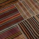 Adjustable Size Vintage Turkish Patchwork Rug, Overize Kilim, Handmade Striped Wool Carpet Adjustable Size Vintage Turkish Patchwork Rug, Overize Kilim, Handmade Striped Wool Carpet