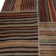 Adjustable Size Vintage Turkish Patchwork Rug, Overize Kilim, Handmade Striped Wool Carpet Adjustable Size Vintage Turkish Patchwork Rug, Overize Kilim, Handmade Striped Wool Carpet