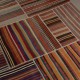 Adjustable Size Vintage Turkish Patchwork Rug, Overize Kilim, Handmade Striped Wool Carpet Adjustable Size Vintage Turkish Patchwork Rug, Overize Kilim, Handmade Striped Wool Carpet