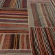 Adjustable Size Vintage Turkish Patchwork Rug, Overize Kilim, Handmade Striped Wool Carpet Adjustable Size Vintage Turkish Patchwork Rug, Overize Kilim, Handmade Striped Wool Carpet