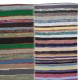 Adjustable Vintage Banded Oversize Kilim. Flat-Weave Rag Rug. Colorful Cotton Carpet Adjustable Vintage Banded Oversize Kilim. Flat-Weave Rag Rug. Colorful Cotton Carpet