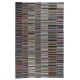 Adjustable Vintage Banded Oversize Kilim. Flat-Weave Rag Rug. Colorful Cotton Carpet Adjustable Vintage Banded Oversize Kilim. Flat-Weave Rag Rug. Colorful Cotton Carpet