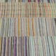 Adjustable Oversize Kilim. Handwoven Cotton Turkish Rag Rug. Vintage Colorful Banded Carpet Adjustable Oversize Kilim. Handwoven Cotton Turkish Rag Rug. Vintage Colorful Banded Carpet