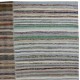 Adjustable Oversize Kilim. Handwoven Cotton Turkish Rag Rug. Vintage Colorful Banded Carpet Adjustable Oversize Kilim. Handwoven Cotton Turkish Rag Rug. Vintage Colorful Banded Carpet