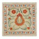 Embroidered 100% Silk Cushion Cover. Traditional Accent Pillow. Handmade Throw Pillow Embroidered 100% Silk Cushion Cover. Traditional Accent Pillow. Handmade Throw Pillow