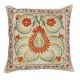 Embroidered 100% Silk Cushion Cover. Traditional Accent Pillow. Handmade Throw Pillow Embroidered 100% Silk Cushion Cover. Traditional Accent Pillow. Handmade Throw Pillow