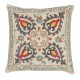All Silk Cushion Cover. Traditional Throw Pillow. Embroidered Accent Pillow All Silk Cushion Cover. Traditional Throw Pillow. Embroidered Accent Pillow