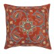 All Silk Cushion Cover. Traditional Toss Pillow. Embroidered Accent Pillow. All Silk Cushion Cover. Traditional Toss Pillow. Embroidered Accent Pillow.