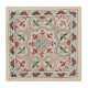 Hand Embroidered All Silk Throw Pillow Cover. Traditional Cushion. Suzani Pillowcase