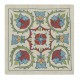 100% Silk Accent Pillow Cover. Traditional Throw Pillow. Embroidered Toss Pillow