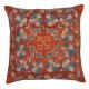 Embroidered 100% Silk Cushion Cover. Traditional Accent Pillow. Handmade Throw Pillow Embroidered 100% Silk Cushion Cover. Traditional Accent Pillow. Handmade Throw Pillow