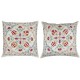 SET OF 2 - 100% Silk Accent Pillow Covers. A pair of Cushion Covers. Handmade Throw Pillows SET OF 2 - 100% Silk Accent Pillow Covers. A pair of Cushion Covers. Handmade Throw Pillows