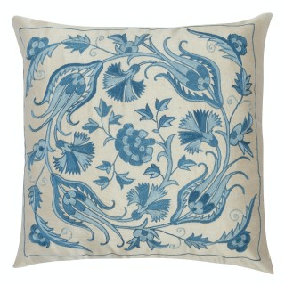 SET OF 2 - All Silk Cushion Covers. Embroidered Accent Pillows. Handmade Toss Pillows. Traditional Throw Pillows