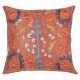 SET OF 2 - Embroidered 100% Silk Cushion Covers. Handmade Accent Pillows. Traditional Pillowcases. Lace Pillows SET OF 2 - Embroidered 100% Silk Cushion Covers. Handmade Accent Pillows. Traditional Pillowcases. Lace Pillows