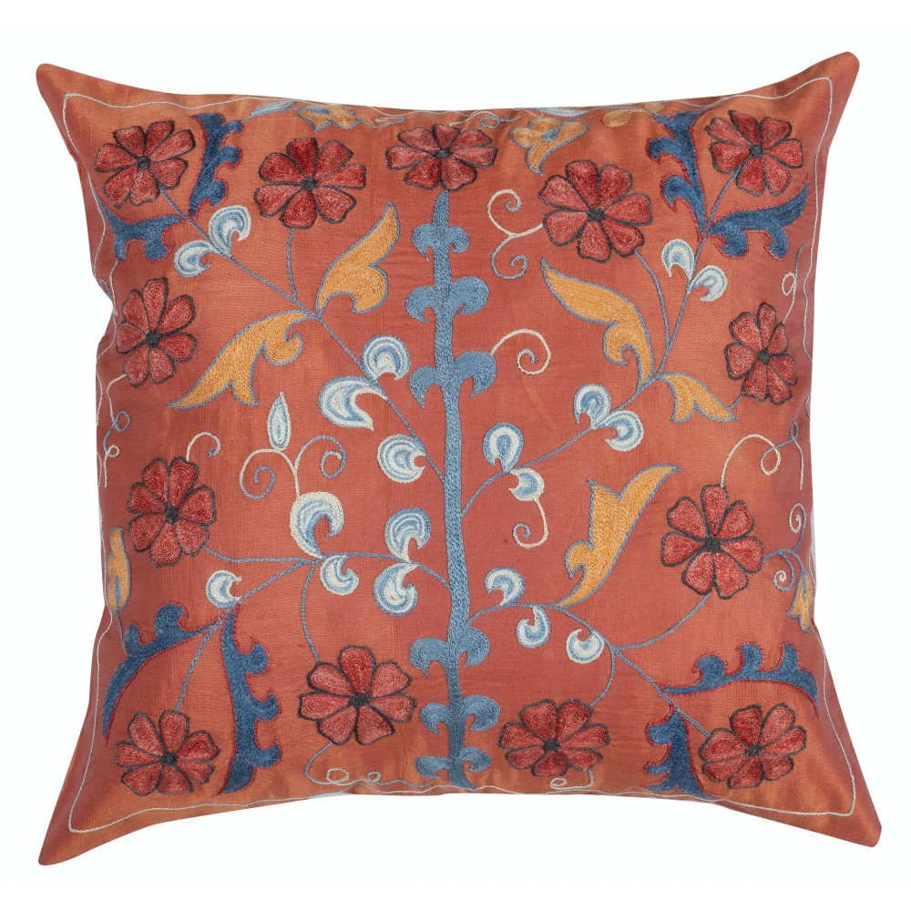 SET OF 2 - Embroidered 100% Silk Cushion Covers. Handmade Accent Pillows. Traditional Pillowcases. Lace Pillows SET OF 2 - Embroidered 100% Silk Cushion Covers. Handmade Accent Pillows. Traditional Pillowcases. Lace Pillows