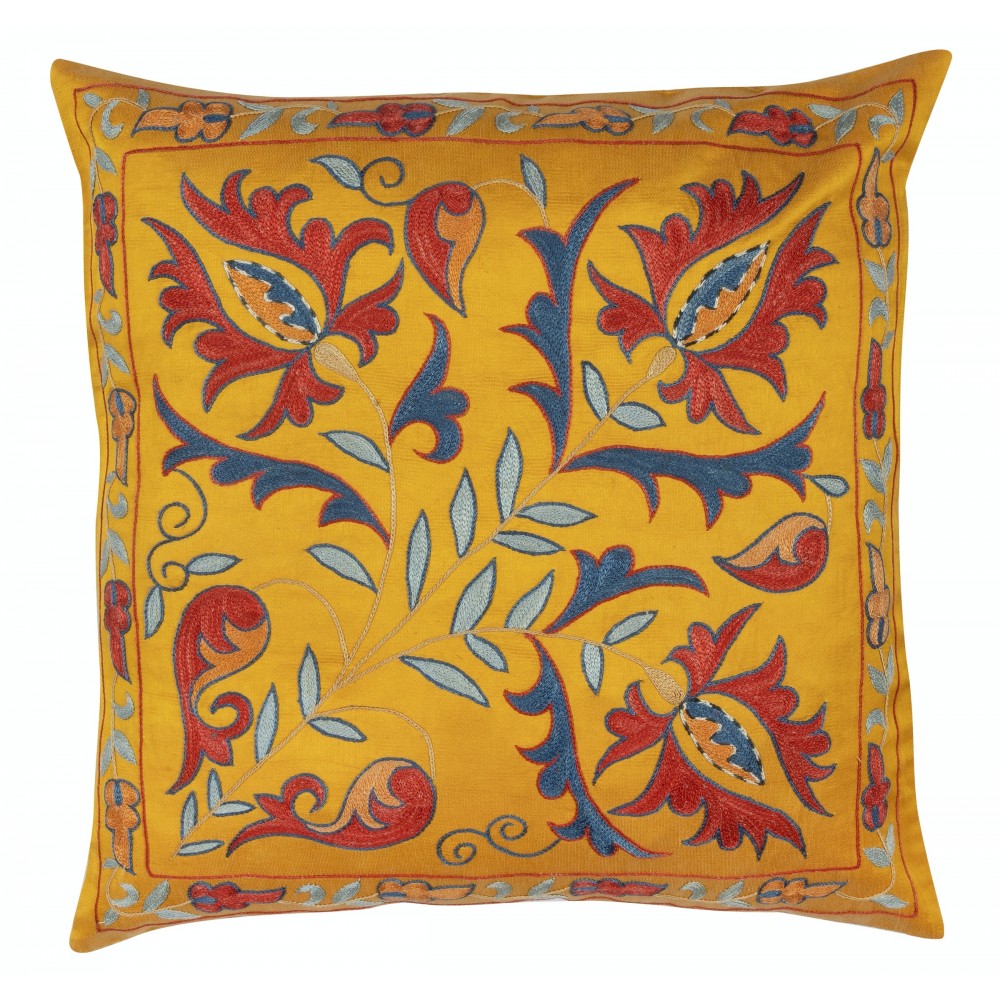 SET OF 2 - Embroidered 100% Silk Cushion Covers. Handmade Accent Pillows. Traditional Pillowcases. Lace Pillows SET OF 2 - Embroidered 100% Silk Cushion Covers. Handmade Accent Pillows. Traditional Pillowcases. Lace Pillows
