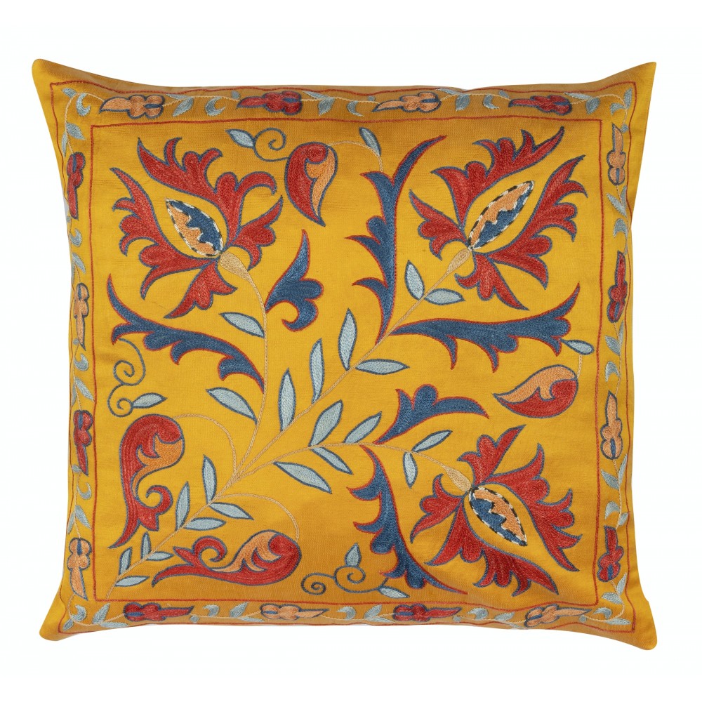 SET OF 2 - Embroidered 100% Silk Cushion Covers. Handmade Accent Pillows. Traditional Pillowcases. Lace Pillows SET OF 2 - Embroidered 100% Silk Cushion Covers. Handmade Accent Pillows. Traditional Pillowcases. Lace Pillows