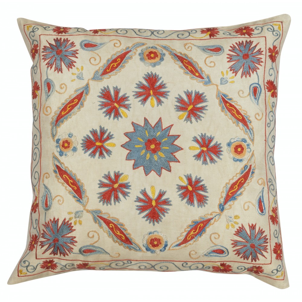 SET OF 2 - Embroidered 100% Silk Cushion Covers. Handmade Accent Pillows. Traditional Throw Pillows SET OF 2 - Embroidered 100% Silk Cushion Covers. Handmade Accent Pillows. Traditional Throw Pillows