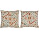SET OF 2 - All Silk Accent Pillow Covers. A pair of Cushion Covers. Handmade Throw Pillows SET OF 2 - All Silk Accent Pillow Covers. A pair of Cushion Covers. Handmade Throw Pillows