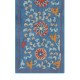 Embroidered 100% Silk Wall Hanging. Blue Traditional Tapestry Embroidered 100% Silk Wall Hanging. Blue Traditional Tapestry
