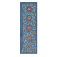 Embroidered 100% Silk Wall Hanging. Blue Traditional Tapestry Embroidered 100% Silk Wall Hanging. Blue Traditional Tapestry