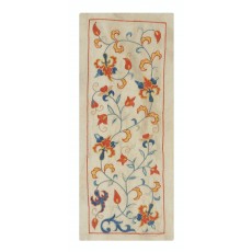 Traditional Embroidered 100% Silk Wall Hanging. Boho Wall Decor