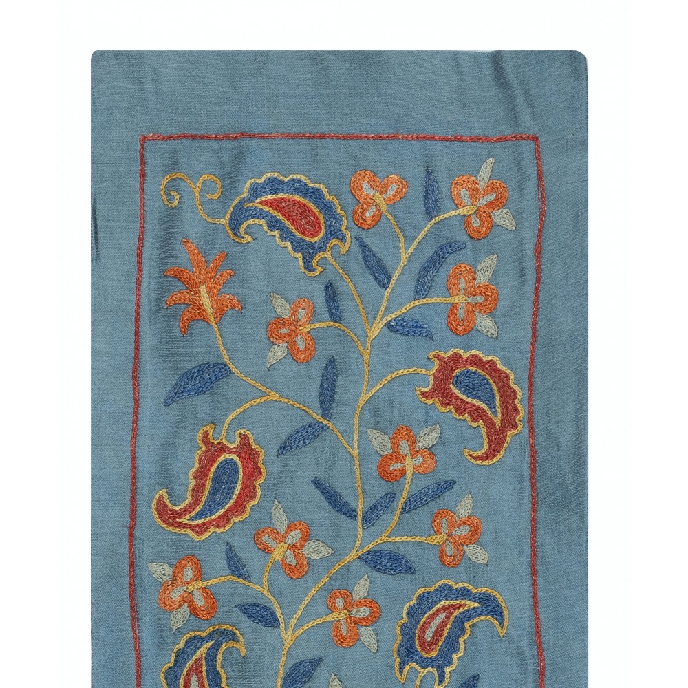 Embroidered All Silk Wall Hanging. Boho Wall Decor. Traditional Tapestry Embroidered All Silk Wall Hanging. Boho Wall Decor. Traditional Tapestry