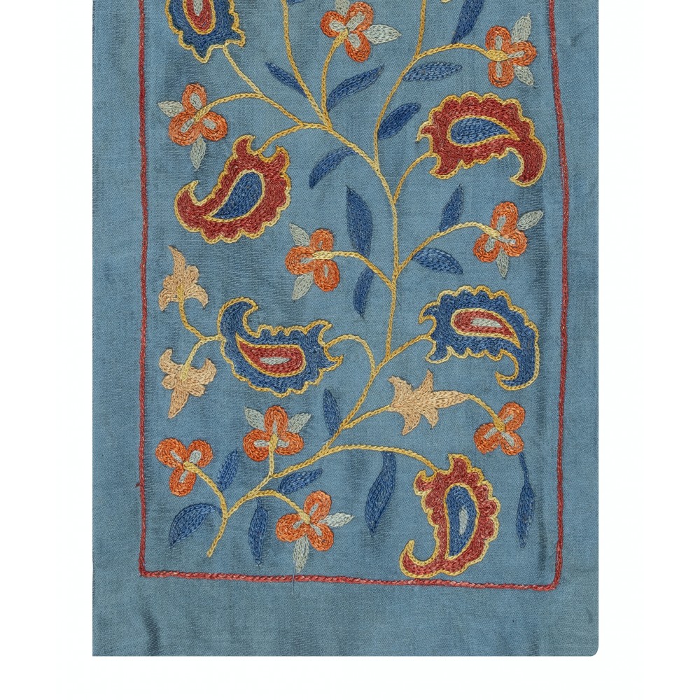 Embroidered All Silk Wall Hanging. Boho Wall Decor. Traditional Tapestry Embroidered All Silk Wall Hanging. Boho Wall Decor. Traditional Tapestry