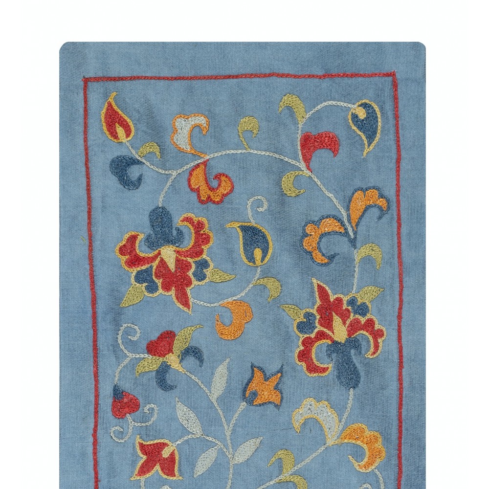 Embroidered 100% Silk Wall Hanging. Boho Wall Decor. Traditional Tapestry Embroidered 100% Silk Wall Hanging. Boho Wall Decor. Traditional Tapestry