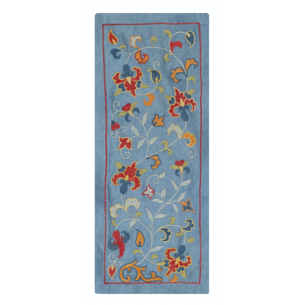 Embroidered 100% Silk Wall Hanging. Boho Wall Decor. Traditional Tapestry Embroidered 100% Silk Wall Hanging. Boho Wall Decor. Traditional Tapestry