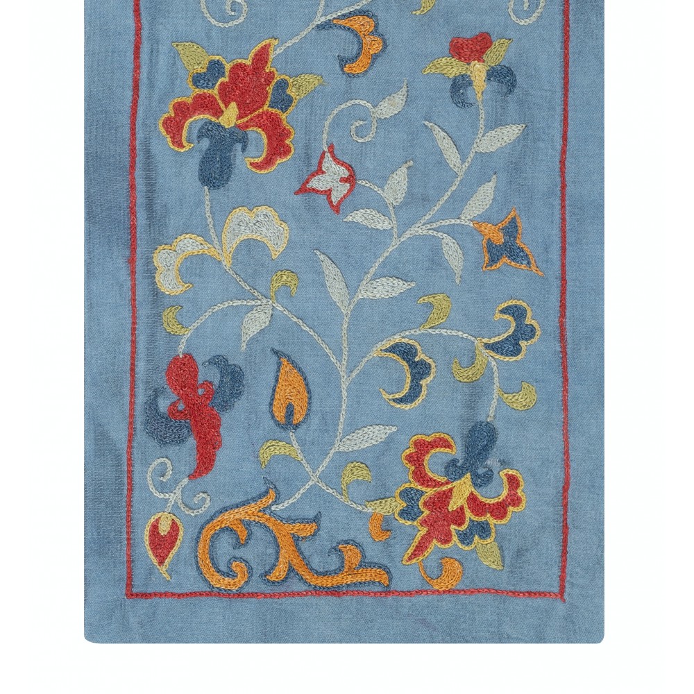 Embroidered 100% Silk Wall Hanging. Boho Wall Decor. Traditional Tapestry Embroidered 100% Silk Wall Hanging. Boho Wall Decor. Traditional Tapestry