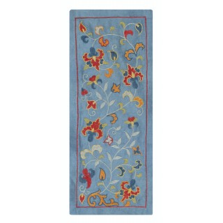 Embroidered 100% Silk Wall Hanging. Boho Wall Decor. Traditional Tapestry