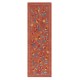 Embroidered 100% Silk Wall Hanging. Red Traditional Tapestry Embroidered 100% Silk Wall Hanging. Red Traditional Tapestry