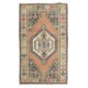 Beautiful Vintage Oriental Rug, Handmade Tribal Style Wool Carpet