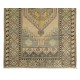 20th-Century Oriental Accent Rug, Handmade Wool Carpet with Tribal Style