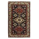 Reproduction of an antique Caucasian Shirvan Rug. 100% Wool. Natural Dyes