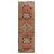Traditional Hand Knotted Vintage Turkish Runner Rug for Hallway Decor, Circa 1960