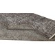 Modern Handmade Turkish Wool Area Rug Over-Dyed in Gray