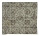 Vintage Handmade Turkish Deco Wool Rug, Floral Pattern Floor Covering