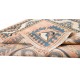 Hand Knotted Turkish Rug, Square Geometric Pattern Small Carpet, 100% Wool