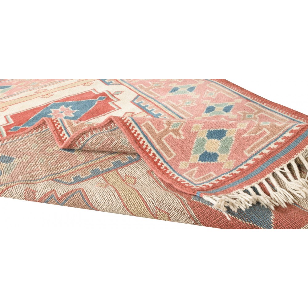 Handmade Central Anatolian Accent Rug, 100% Wool